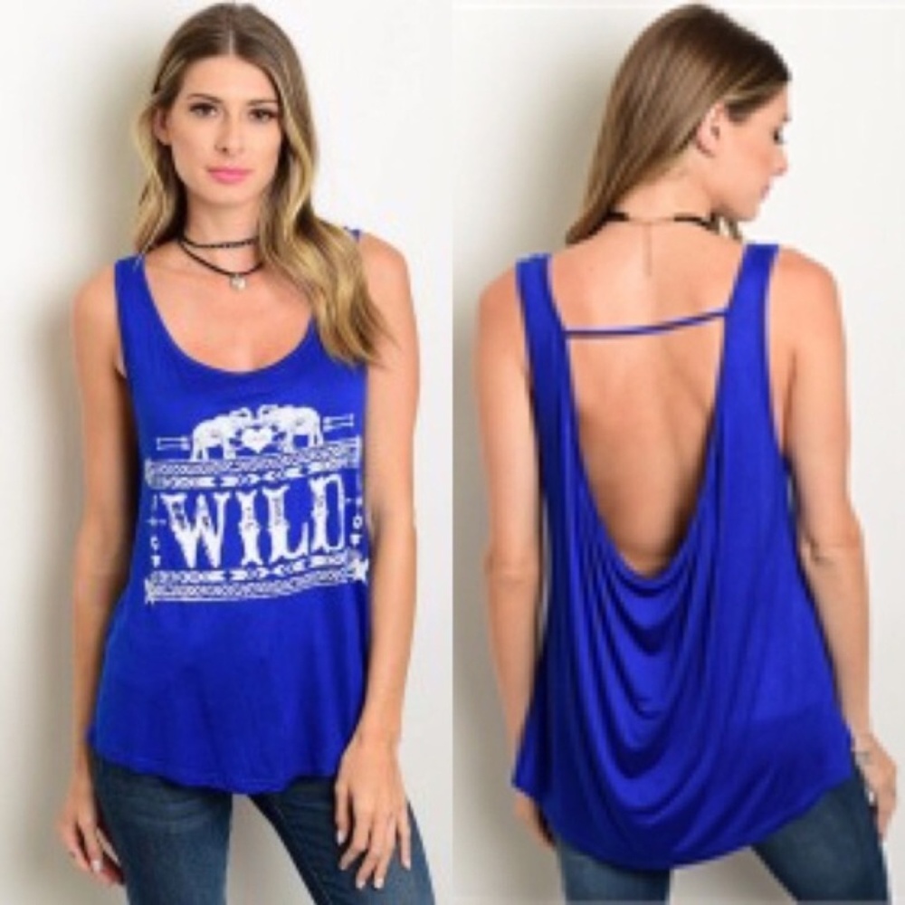 Blue Wild Tank